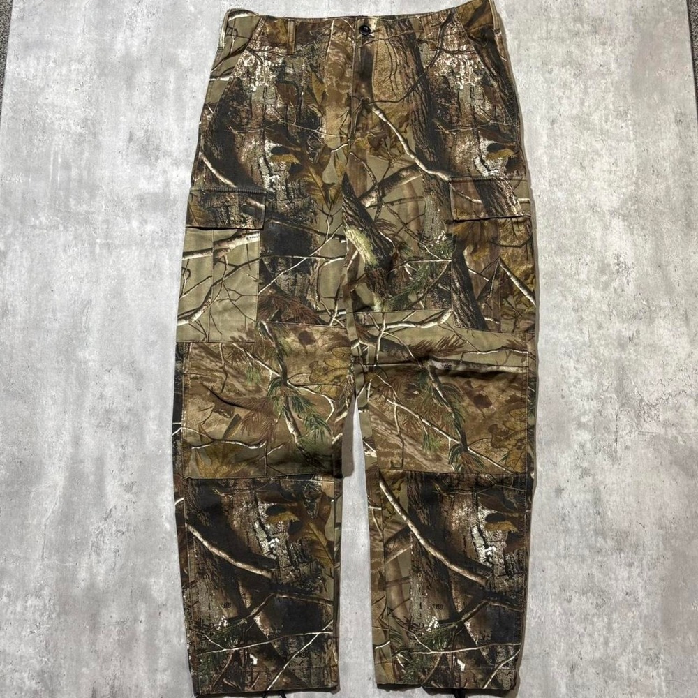 RedHead Cargo Pants Mens 34x30 Brown Real Tree Camo Vintage Y2K Baggy
